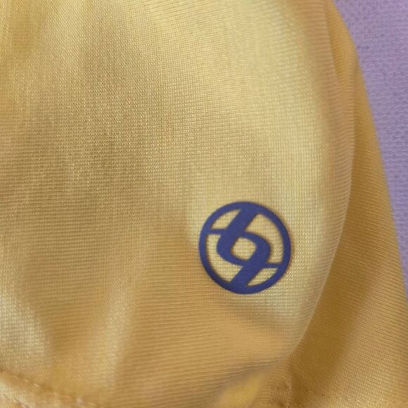 Lija Womens Yellow Ruffle Layered Tennis Pickleball Athletic Skort Size Medium - Picture 5 of 9